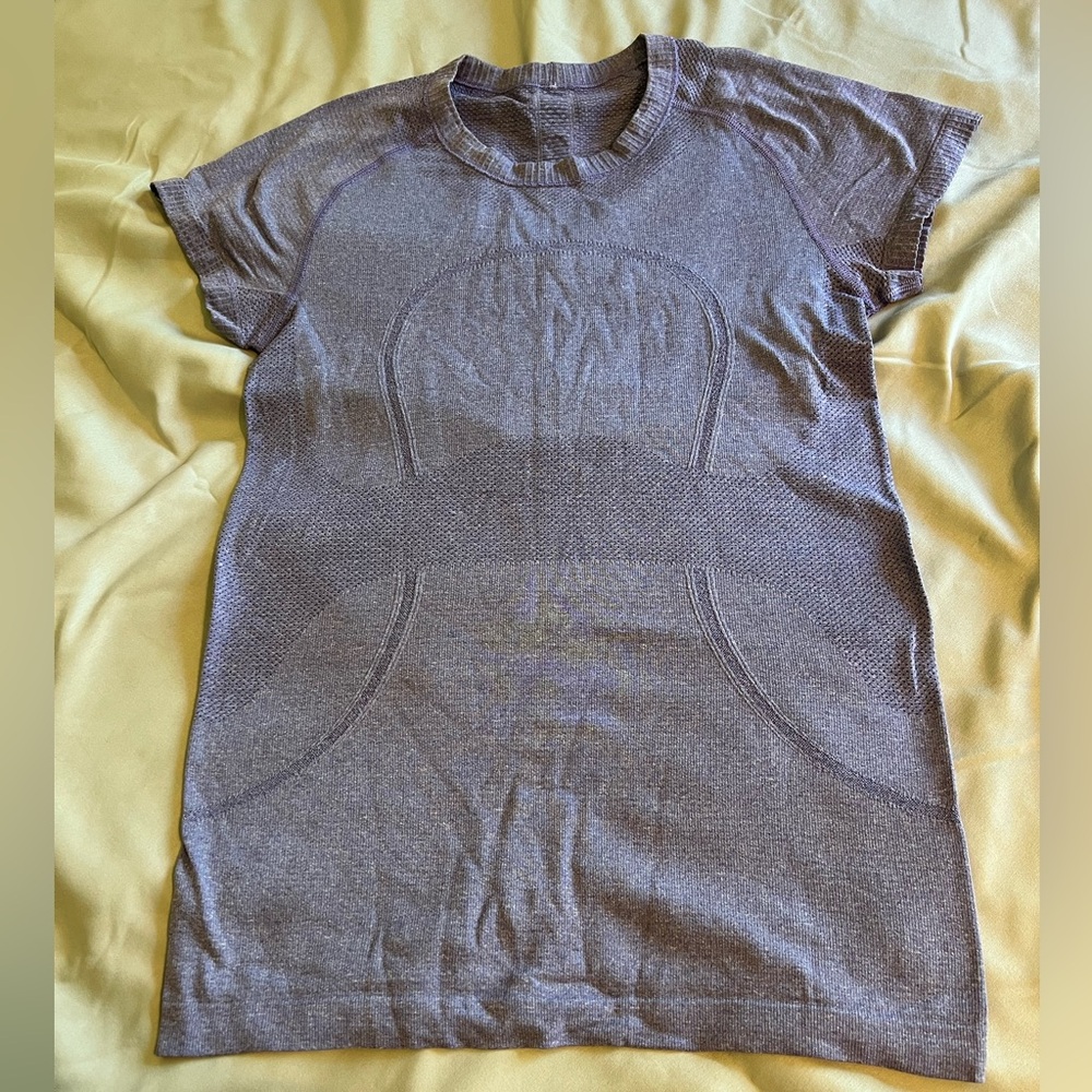 Purple swiftly lululemon tshirt